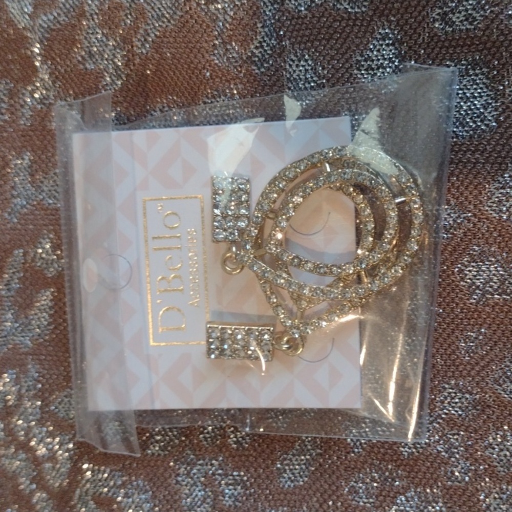 Derek Heart Dress With Earrings Nwt - Picture 2 of 8